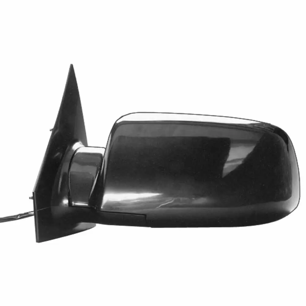 1996-1996 GMC Safari Manual Mirror Head, Non-Heated, Black Left side