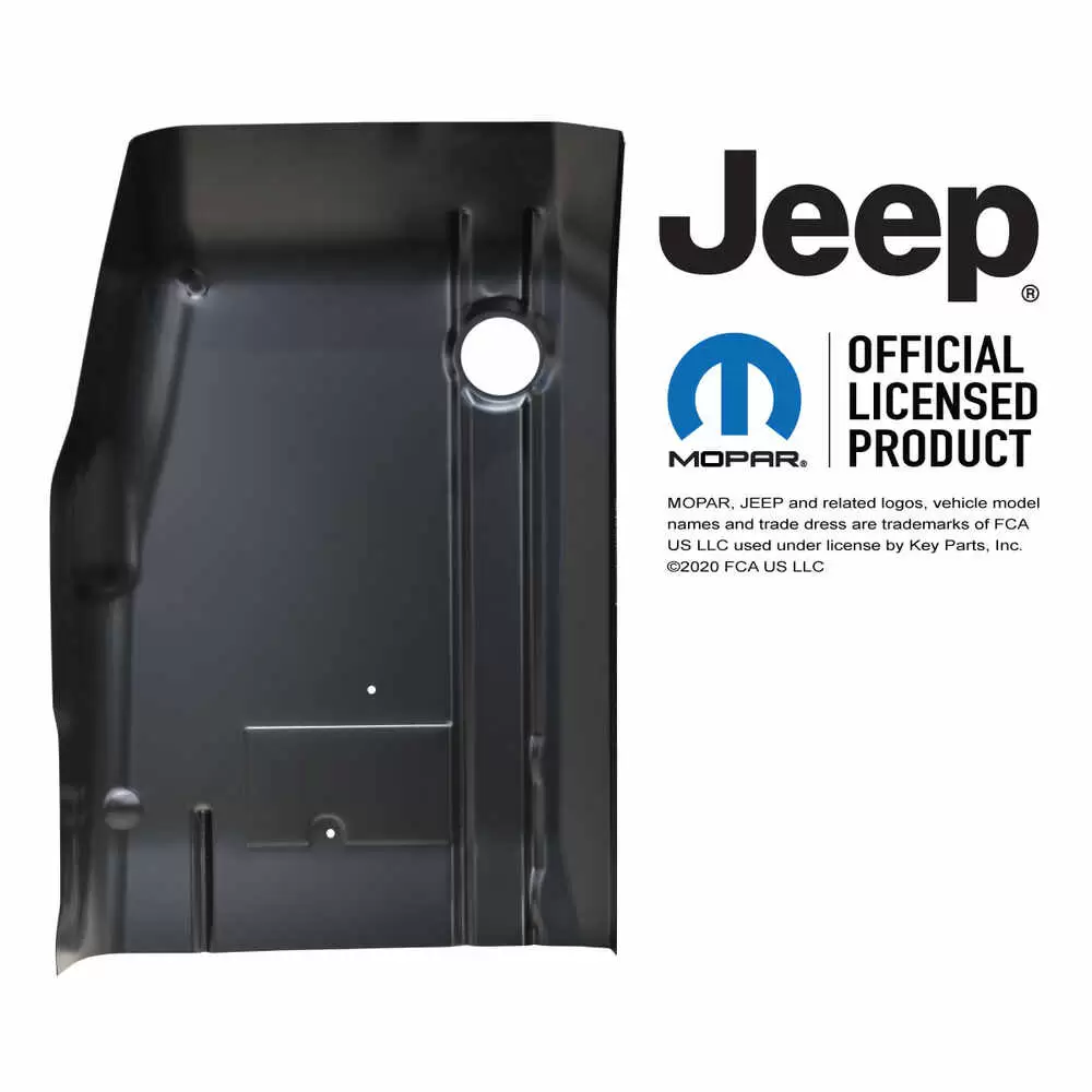 1996-1996 Jeep Cherokee XJ Front Floor Pan Half - Right Side