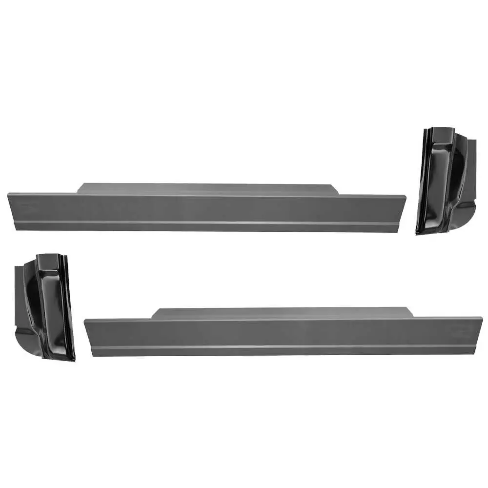 1997-1999 Ford F250 Light Duty Pickup Slip-on Rocker Panel & Cab Corner Kit