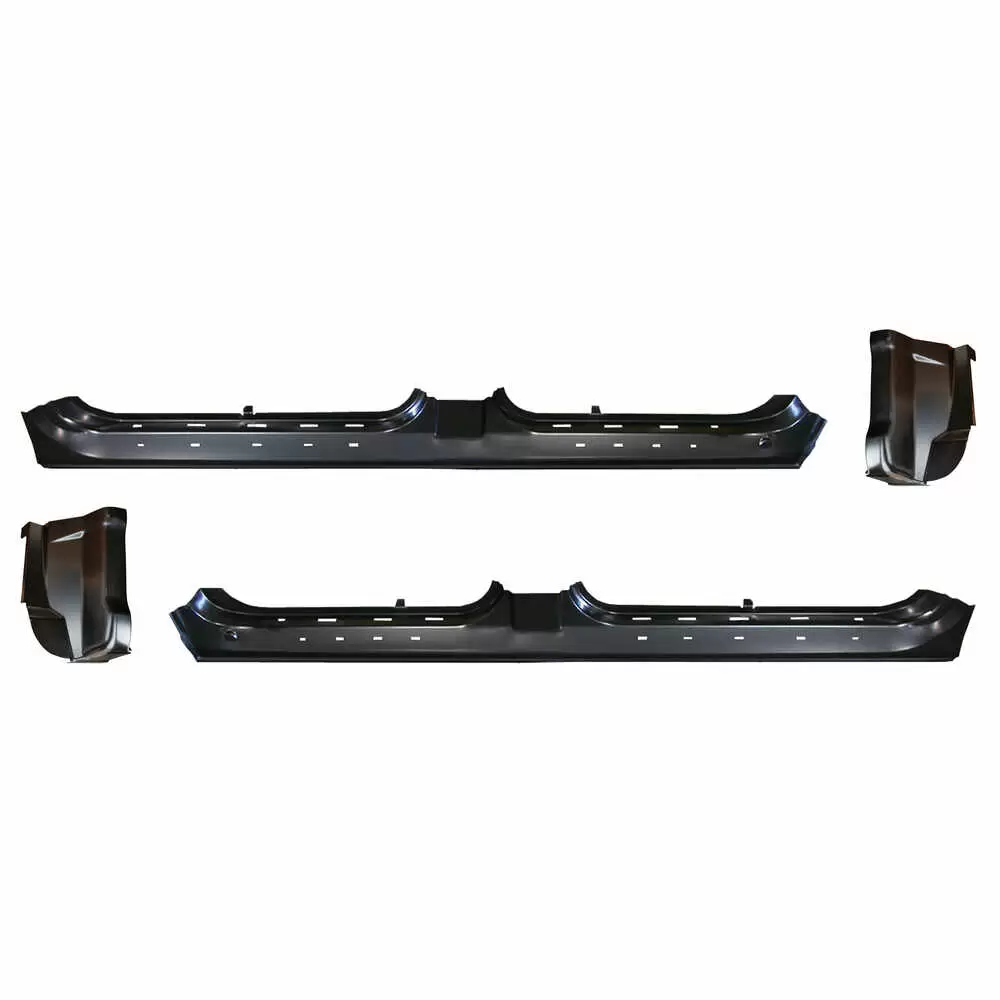 1997-1999 Ford F250 Light Duty Pickup SuperCrew Rocker Panel & Cab Corner Kit