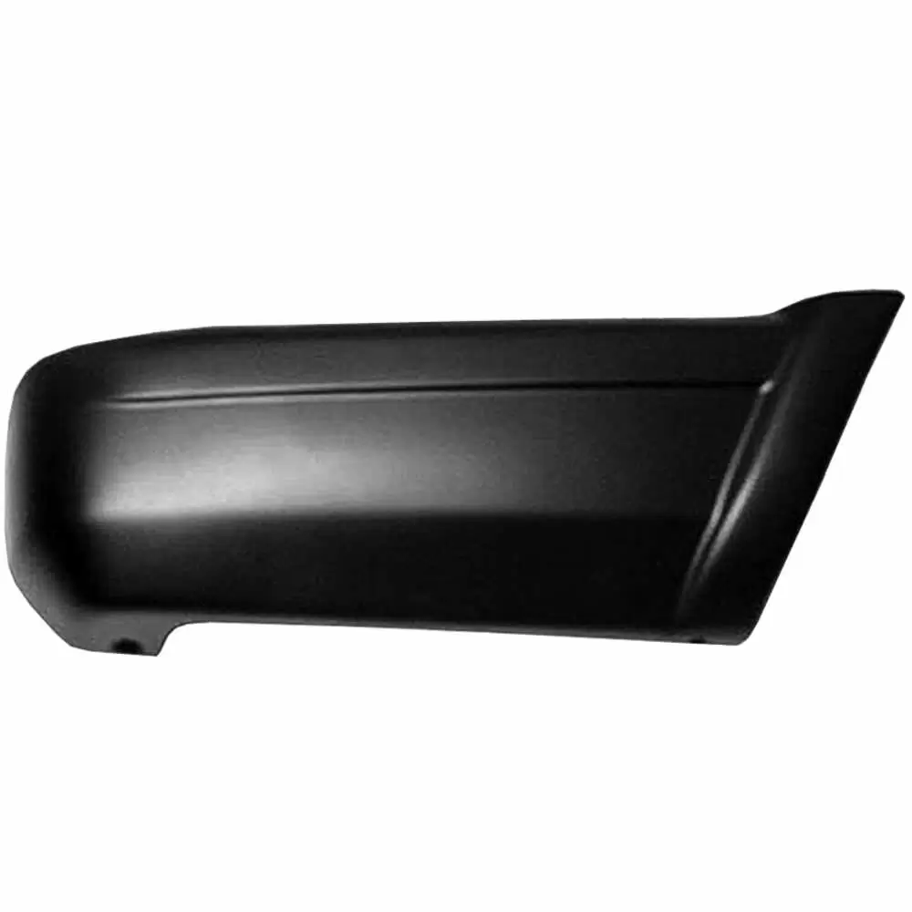 1997-2001 Jeep Cherokee Rear Bumper End Cap, Smooth Black - Right Side