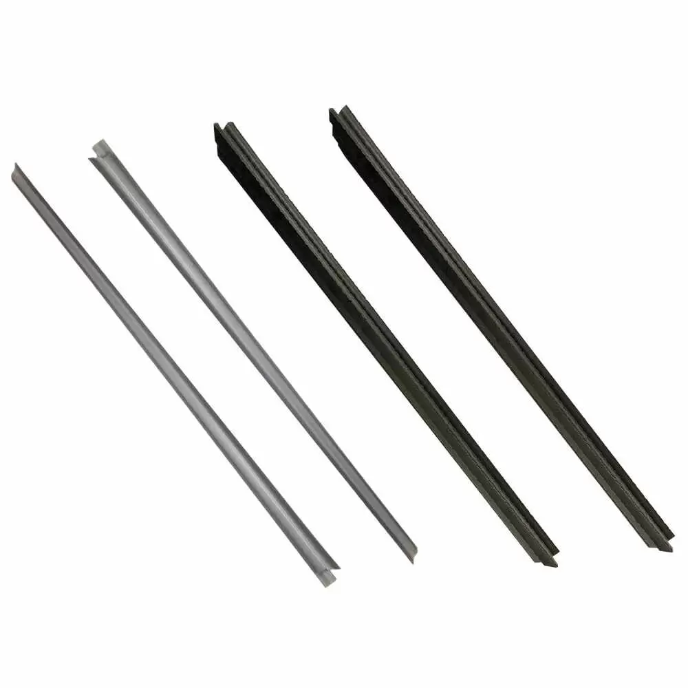 1998-1998 Dodge Ram 1500 Pickup Truck Front Inner & Outer Felt Window Sweep Belt Kit - Pairs