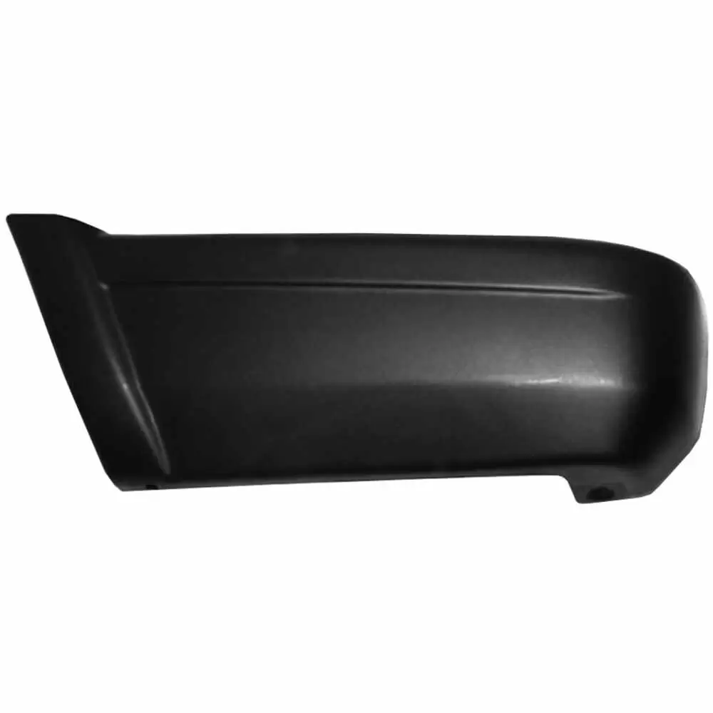 1999-1999 Jeep Cherokee Rear Bumper End Cap, Matt Black - Left side