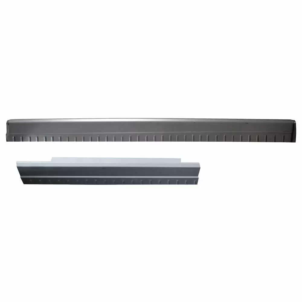 1999-2000 GMC Pickup Sierra 3-Door Extended Cab Slip-on Rocker Panel Kit