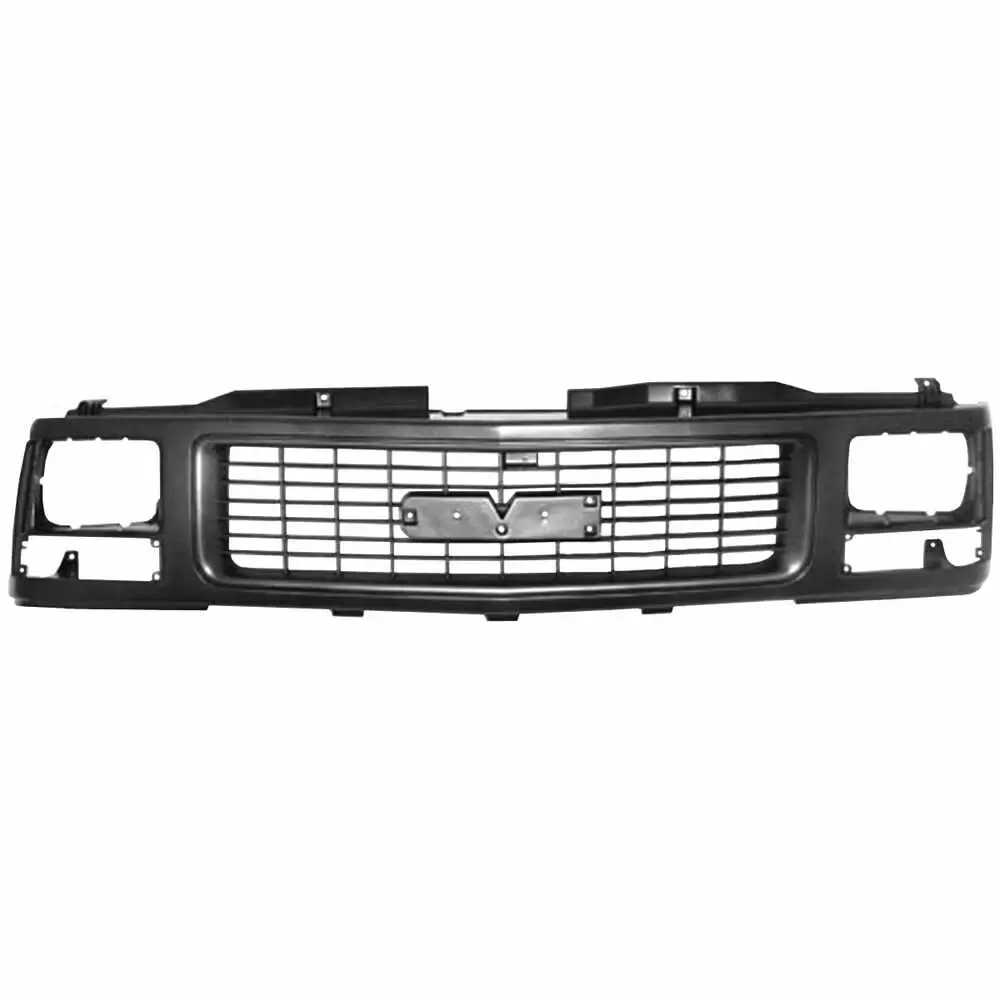 1999-2002 GMC Pickup Sierra 3500 Silver Grille for Single Sealed