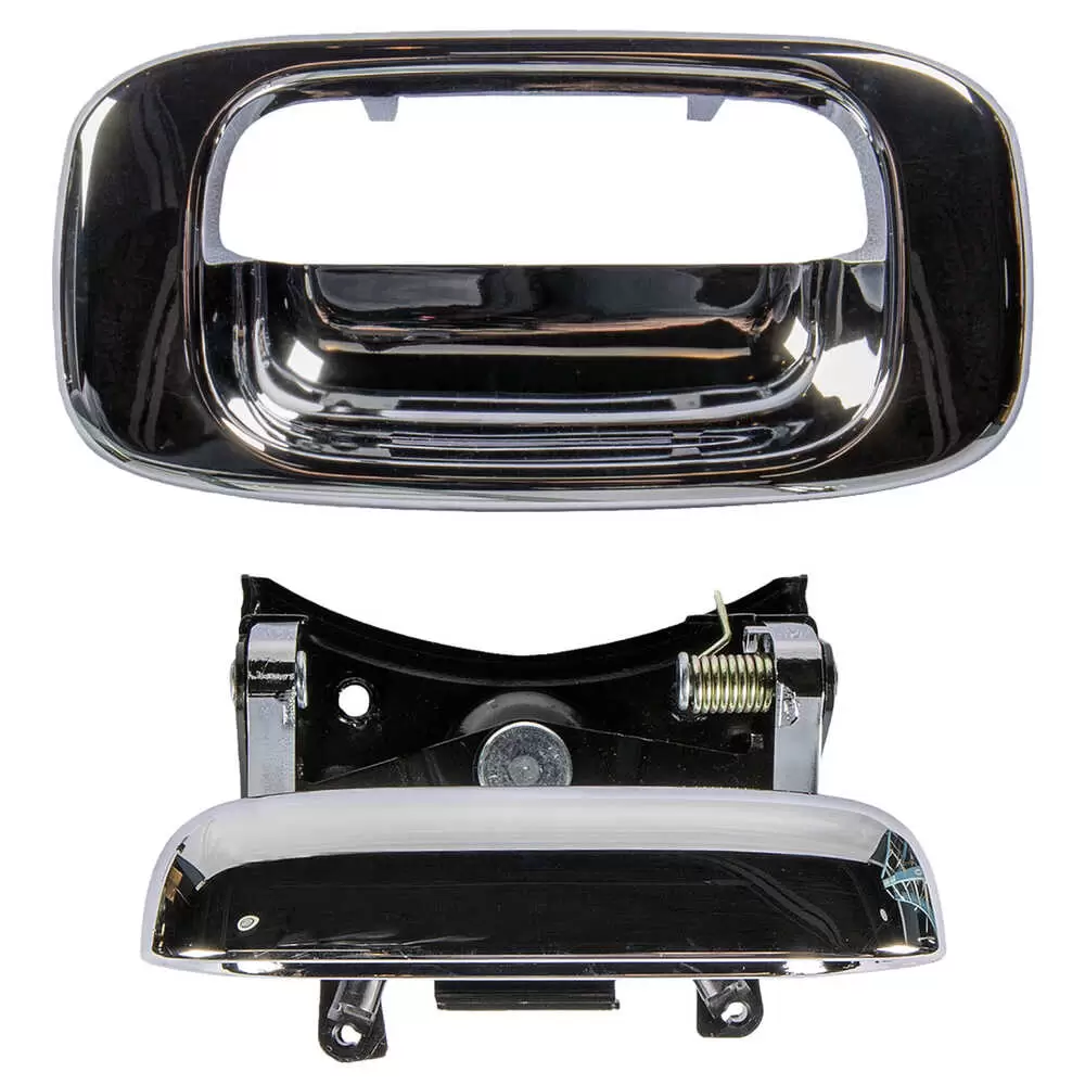 1999-2006 Chevrolet Pickup Silverado Chrome Tailgate Handle & Tailgate Bezel Kit