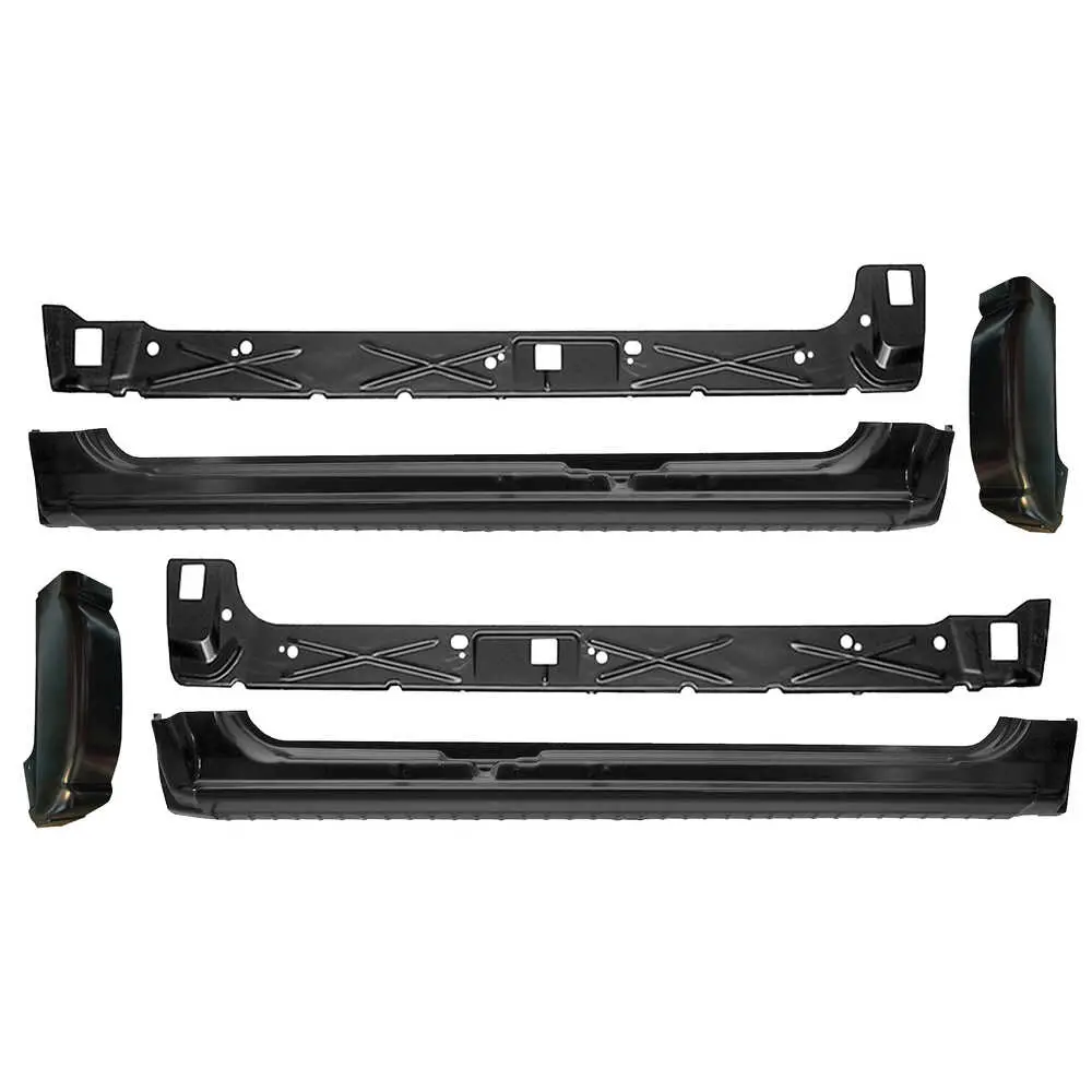 1999-2006 GMC Pickup Sierra 4 Door Extended Cab OE Style Inner and Outer Rockers & Cab Corner Kit