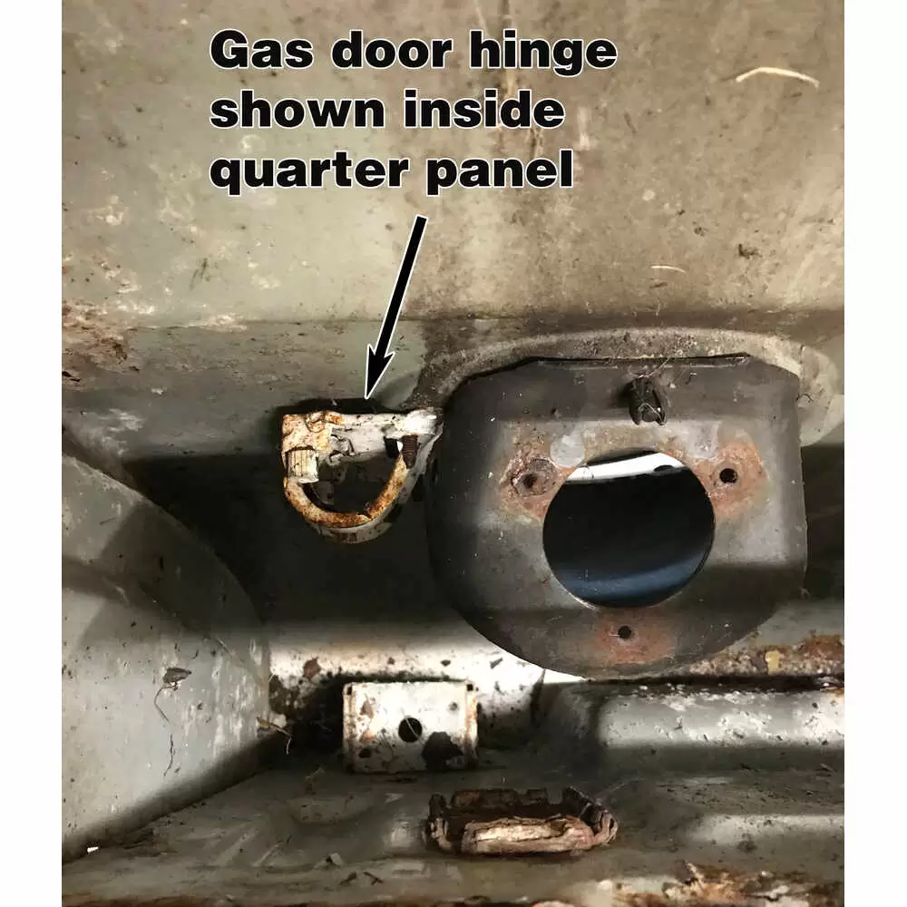 1999-2006 GMC Pickup Sierra Galvanized Gas Door 