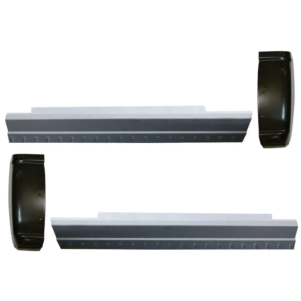 1999-2006 GMC Pickup Sierra Regular Cab Slip-on Rocker Panel and Cab Corner Kit - 2 Door