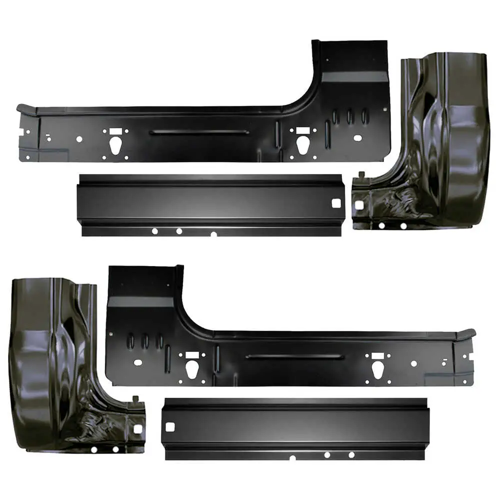 1999-2016 Ford F250 Pickup Regular Cab Inner and Outer Rocker panel with Cab Corner Kit - 6 Pieces