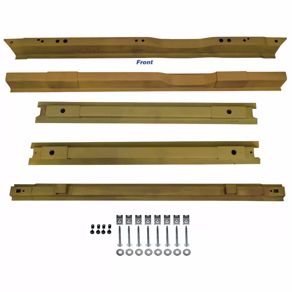 1999-2016 Ford F450 Pickup Bed Floor Cross Sill Repair Kit - 5 Pcs - 8' Bed