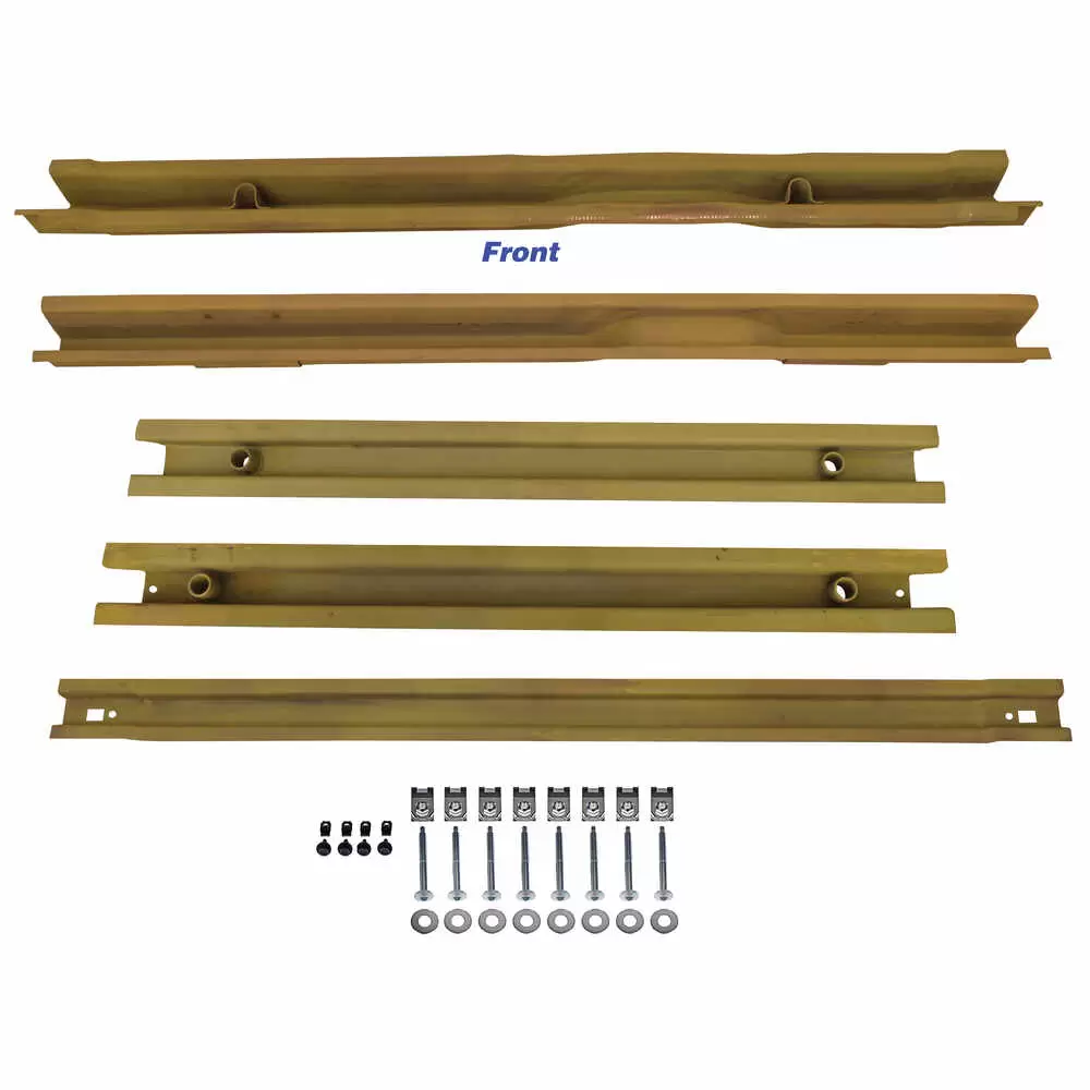 1999-2016 Ford F450 Pickup Bed Floor Cross Sill Repair Kit - 5 Pcs - 8' Bed