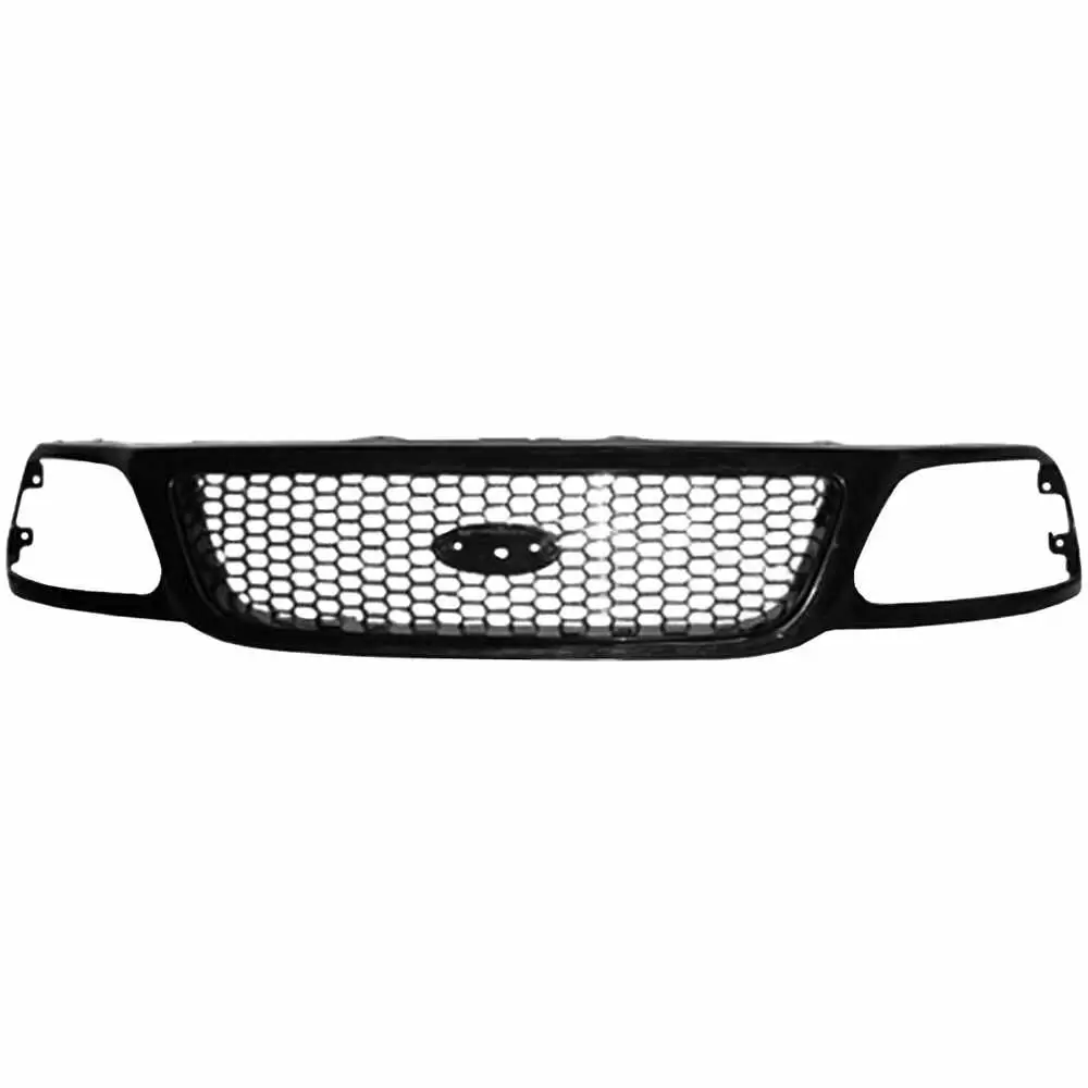 1999 Ford F250 Light Duty Pickup Black Grille with Honeycomb Insert