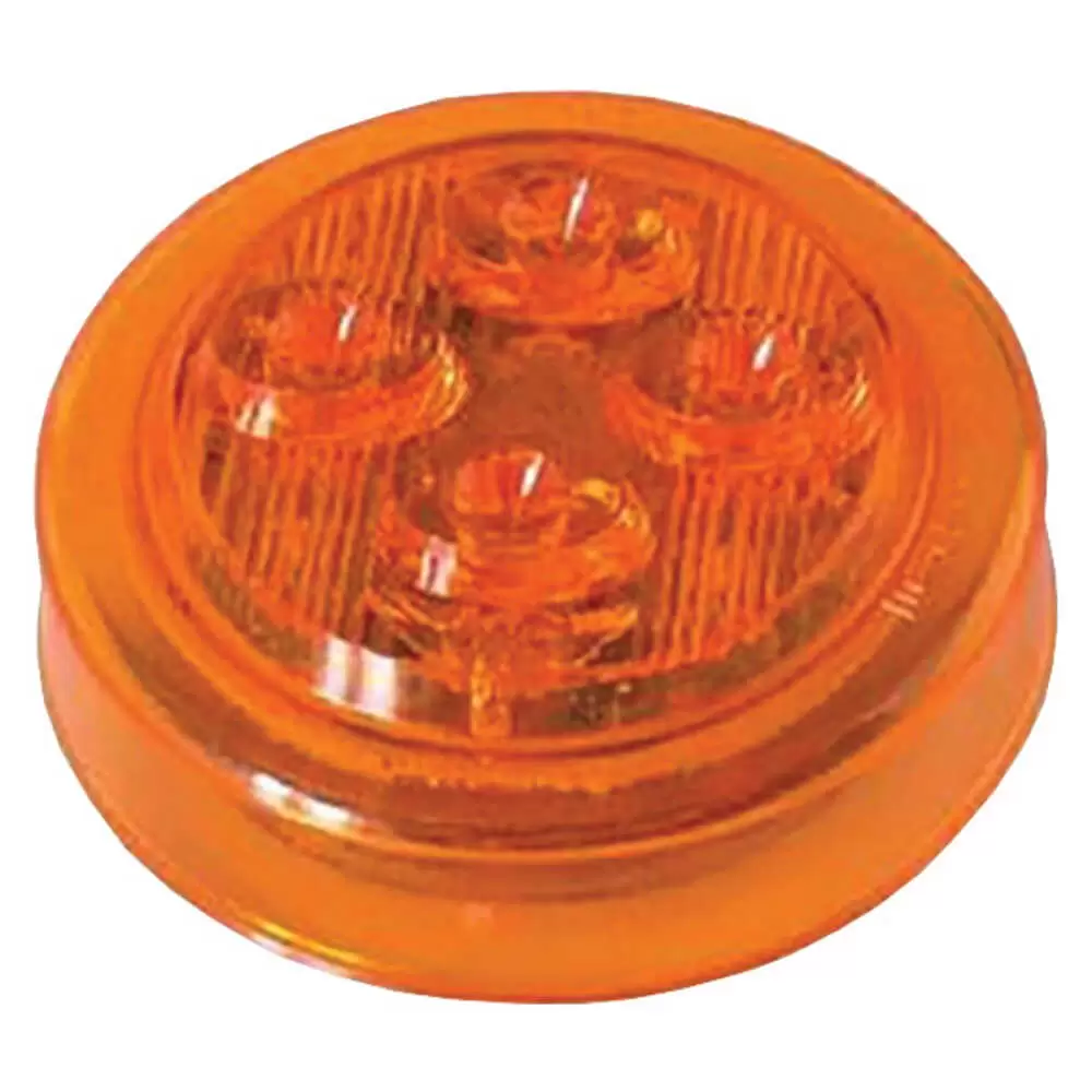 2-1/2" Round Yellow LED Marker Lamp Only - 8 LED's - Truck-Lite 10286Y