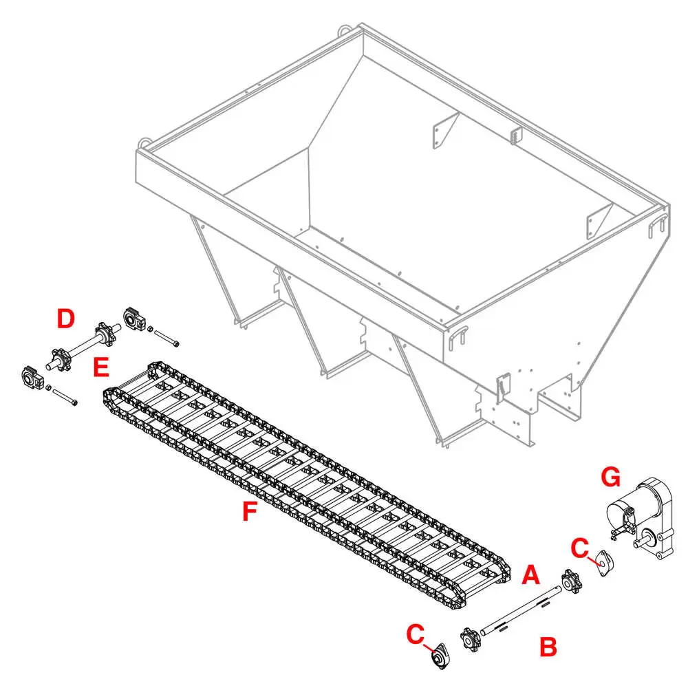 2 Mounting Hole 1-1/4" Flanged Bearing - Buyers SaltDogg