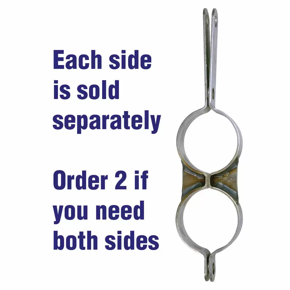 2 Pipe Hanger Bracket for 3" Pipes - One Side