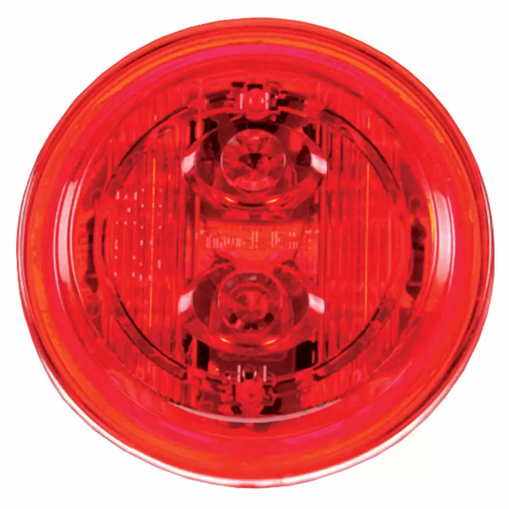 2" Round Red LED Marker Lamp - 6 LED's - Truck-Lite