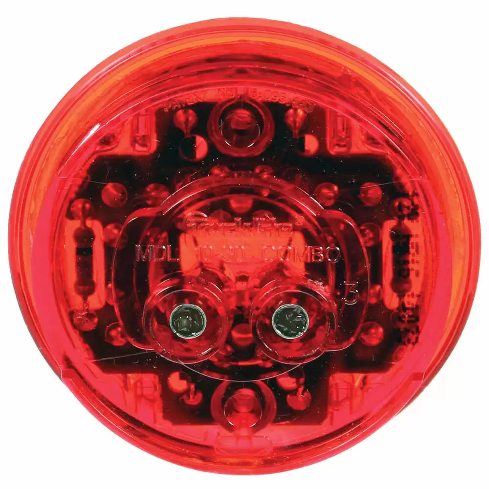 2" Round Red LED Marker Lamp - 6 LED's - Truck-Lite