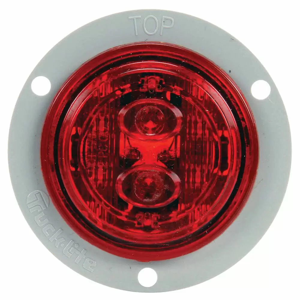 2" Round Red LED Marker Light - 6 LED's- Truck-Lite