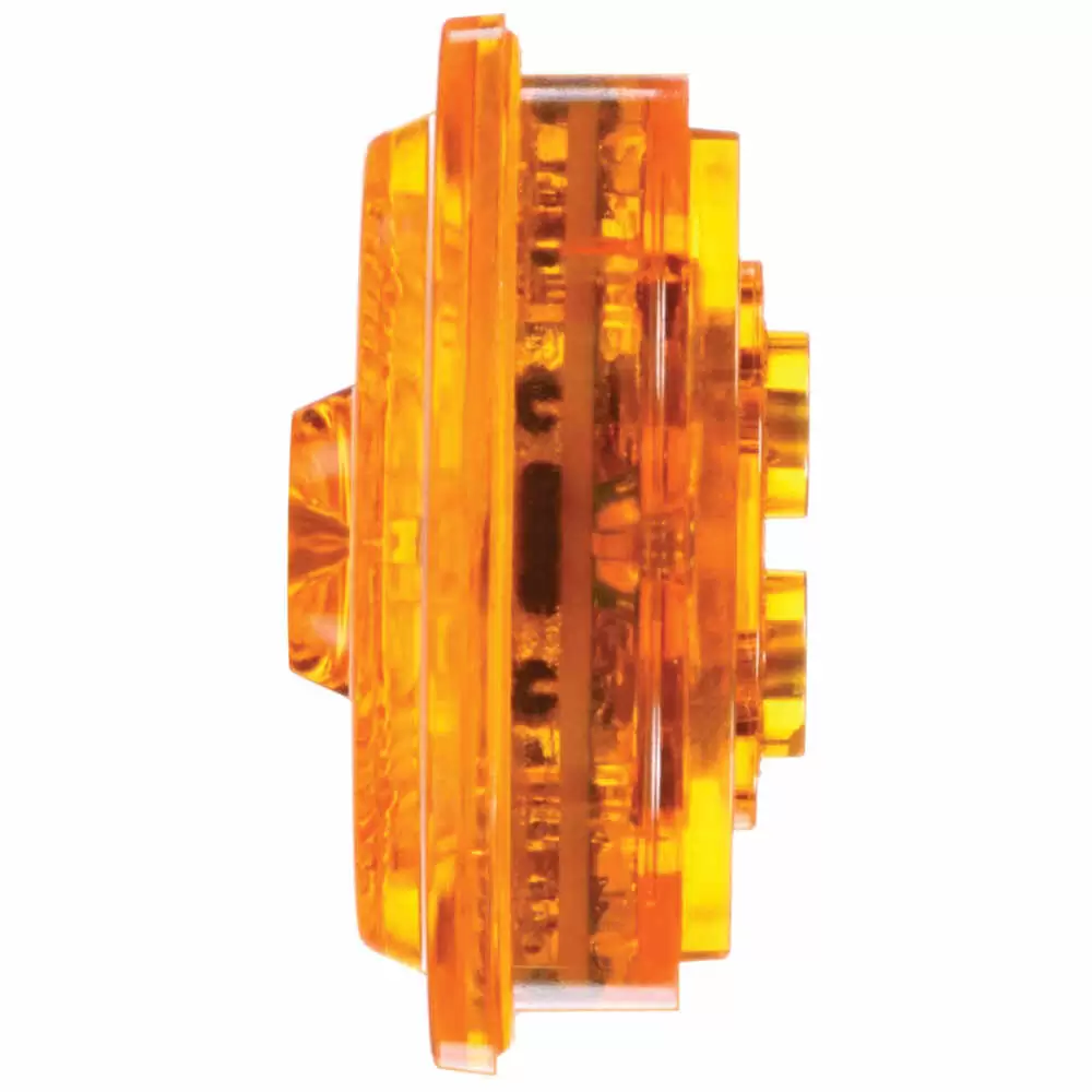 2" Round Yellow LED Marker Lamp, 6 LED's - Truck-Lite