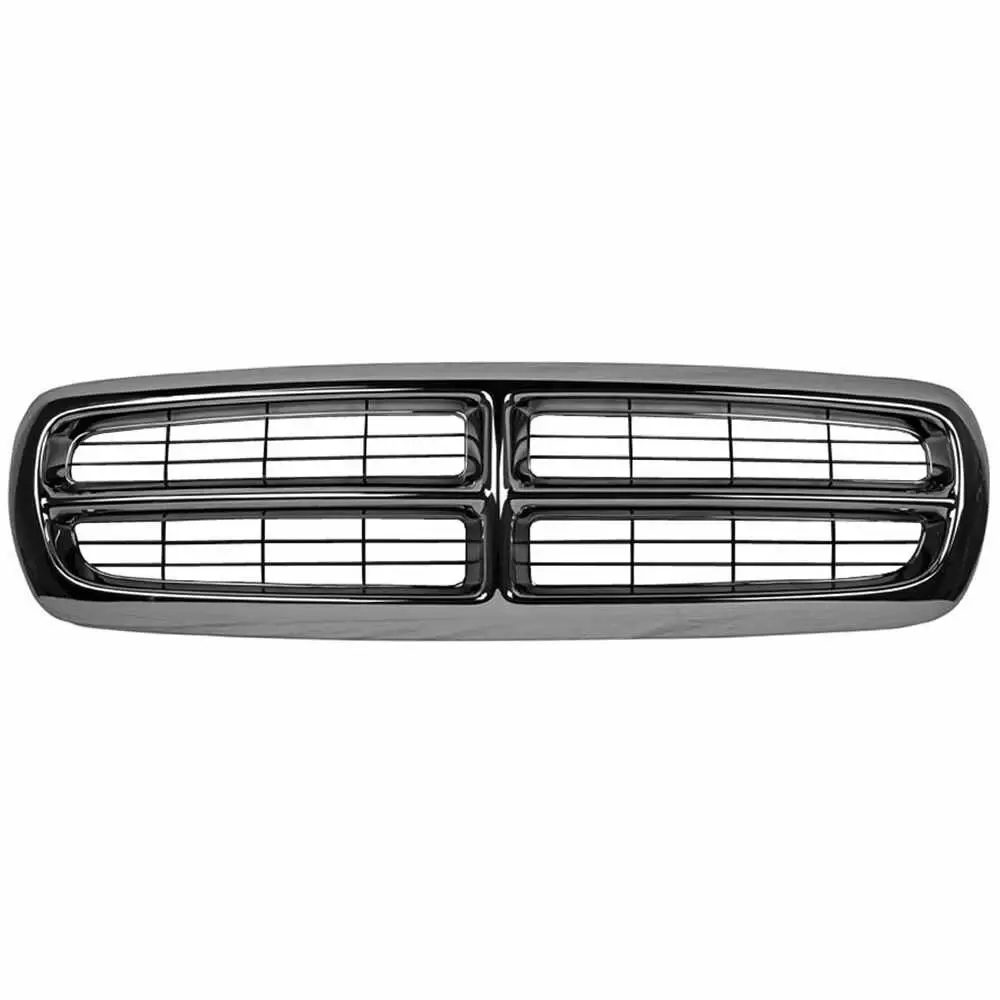 2000-2000 Dodge Durango Grille Chrome / Black