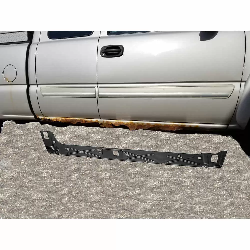 2001-2001 GMC Pickup Sierra Extended or Double Cab Inner Rocker Panel - Right Side