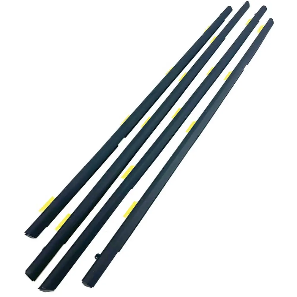 2001-2005 Honda Civic Sedan & 4 Doors Outer Belt Weatherstrip Kit, Front & Rear, 4 Pcs