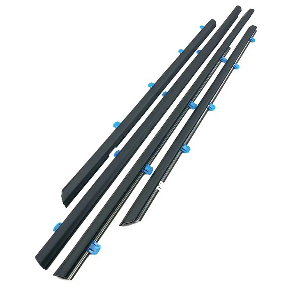 2001-2005 Honda Civic Sedan & 4 Doors Outer Belt Weatherstrip Kit, Front & Rear, 4 Pcs