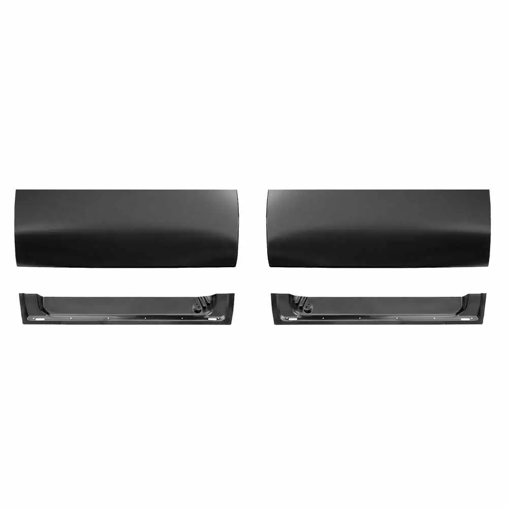 2002-2002 Ford F250 Pickup Crew Cab Inner & Outer Lower Rear Door Bottom Skin Kit
