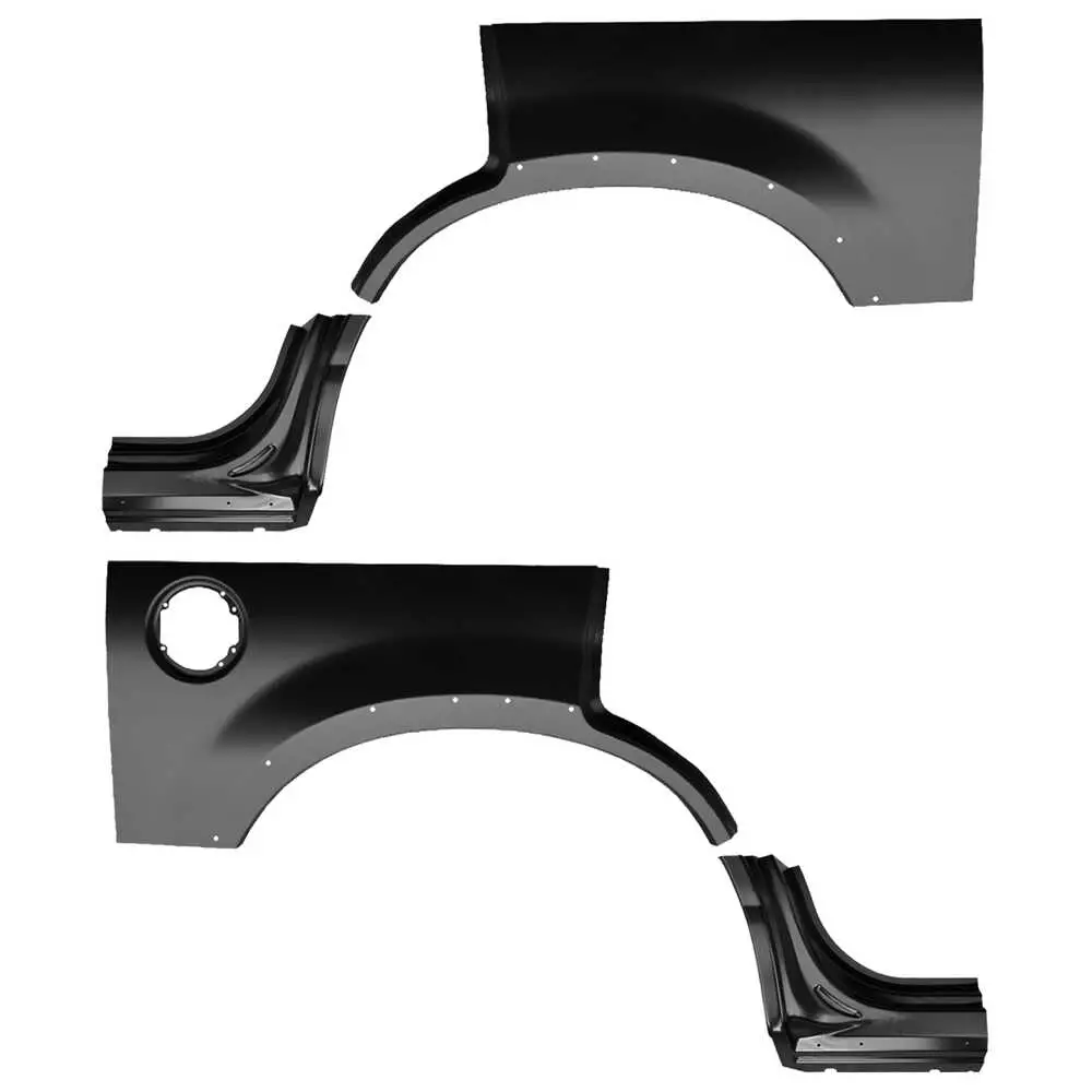2002-2005 Mercury Mountaineer Wheel Arch & Dog Leg Kit with Molding Holes