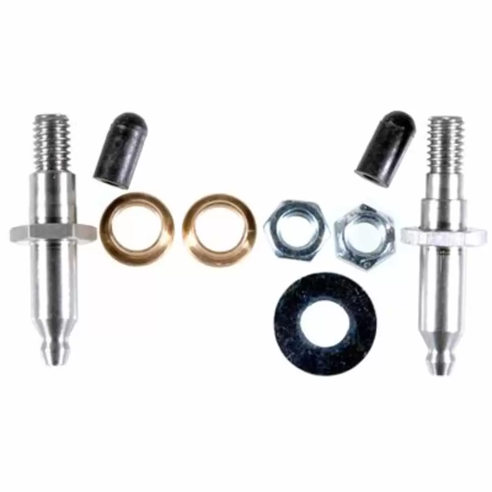 2002-2011 Chevrolet Trailblazer Door Hinge Pin and Bushing Repair Kit - Repairs One Front Upper or Lower Hinge - Stainless Steel - Greaseable