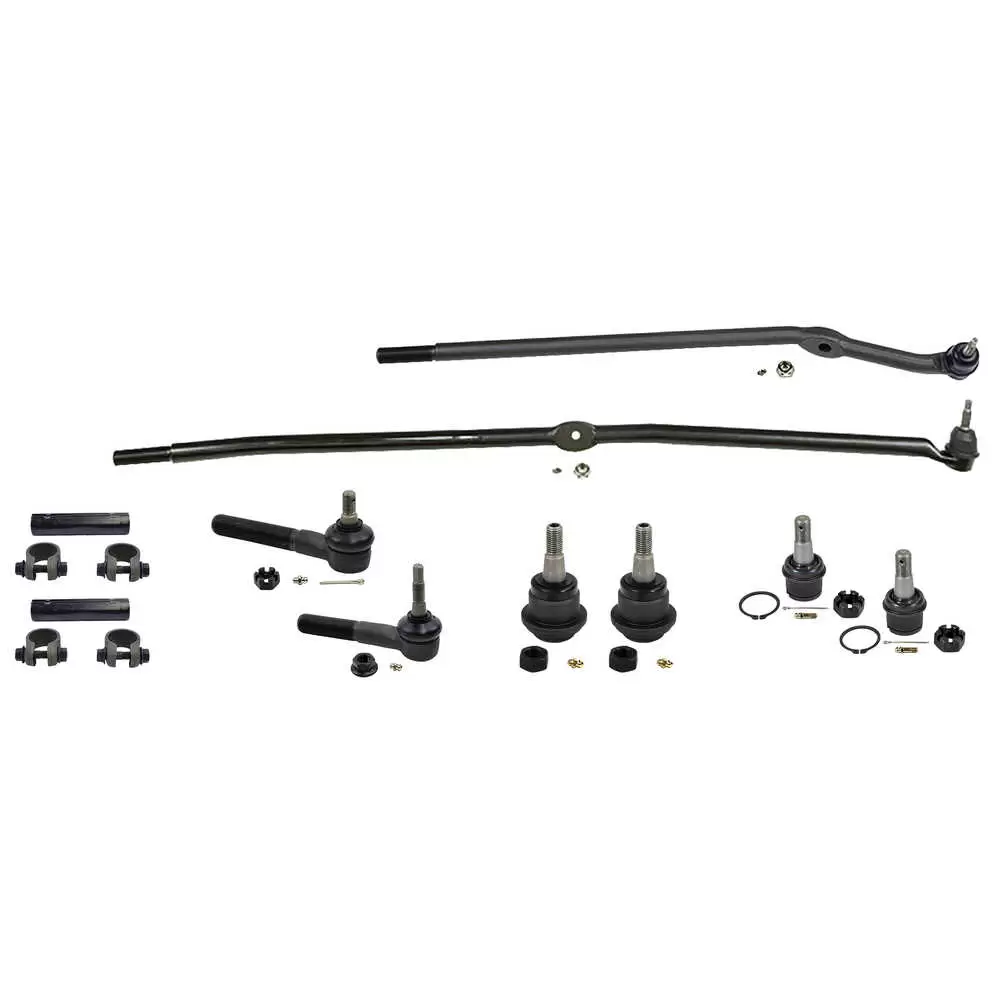 2003-2007 Dodge Ram 2500 Pickup Truck 4WD 10 Piece Ball Joint, Tie Rod & Drag Link Kit