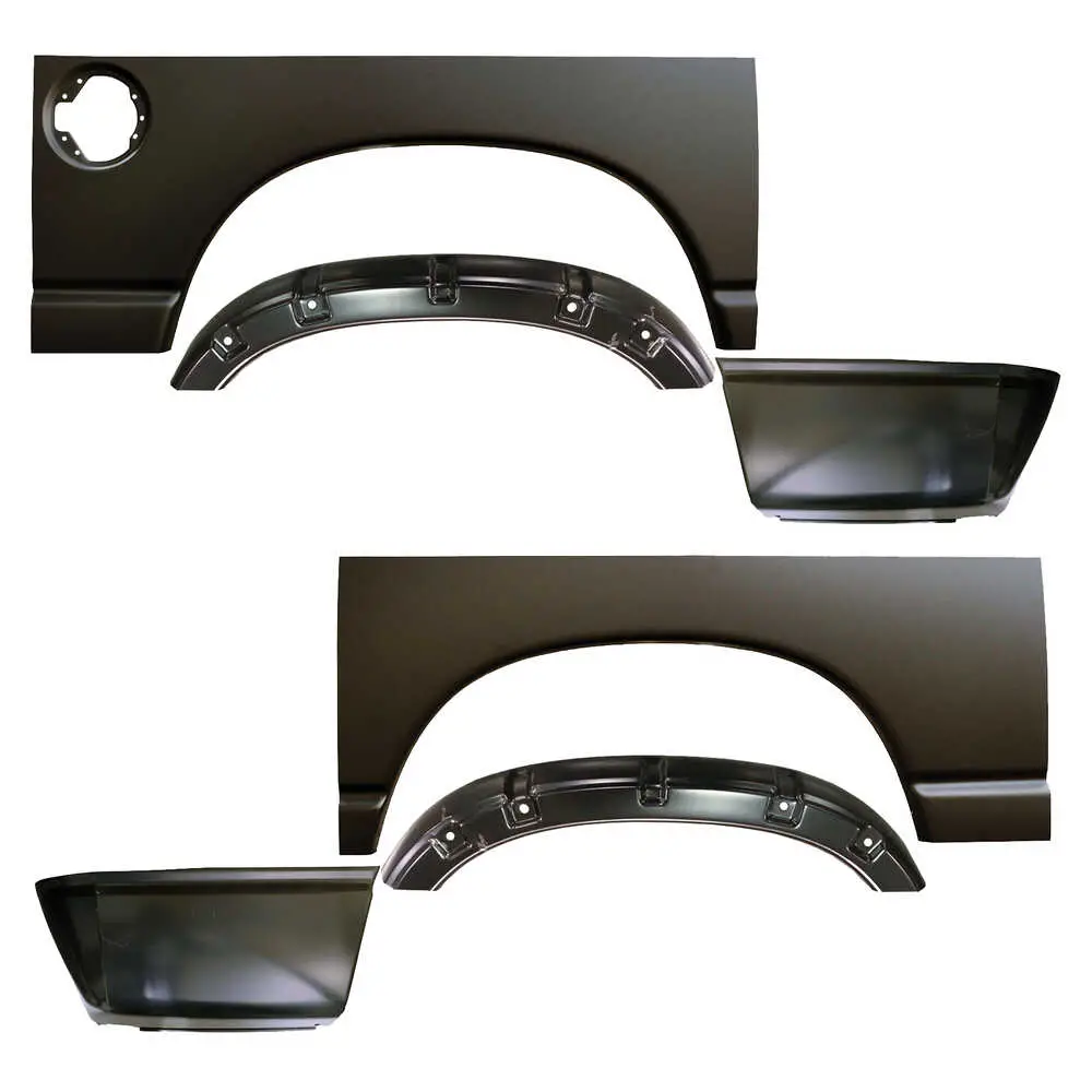 2003-2009 Dodge Ram 3500 Pickup Truck Standard Cab/Quad Cab Wheel Arch & Outer Wheelhouse & Bed Lower Rear Section Kit 6' Bed