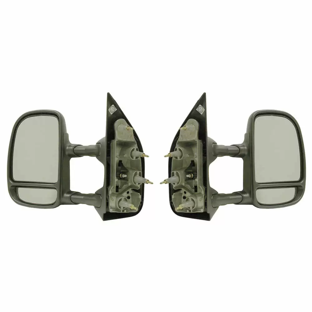 2003-2014 Ford Econoline E-150 Telescoping Mirror Assembly Pair
