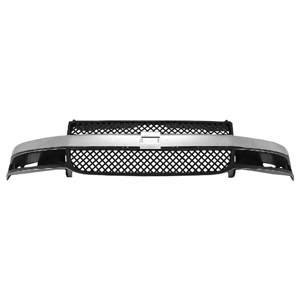 2003-2022 Chevrolet Express Chrome & Dark Gray Grille for Composite Headlights