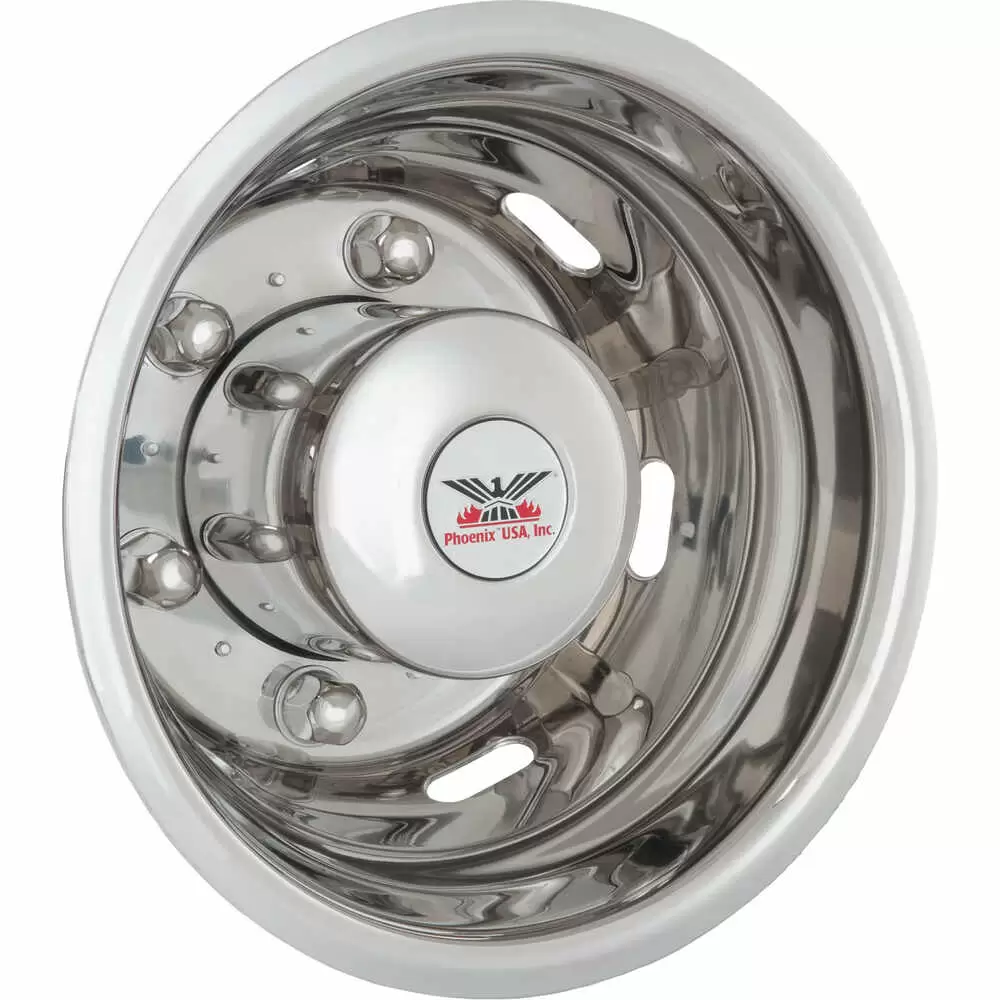 2004-2004 Dodge Sprinter Van Wheel Simulator Set, Stainless Steel DOT Mounting Style