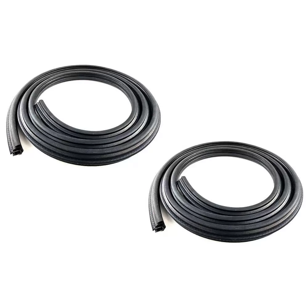 2004-2008 Ford F150 Pickup Truck Crew Cab Door Seal On Body Kit - Front - Driver and Passenger Side