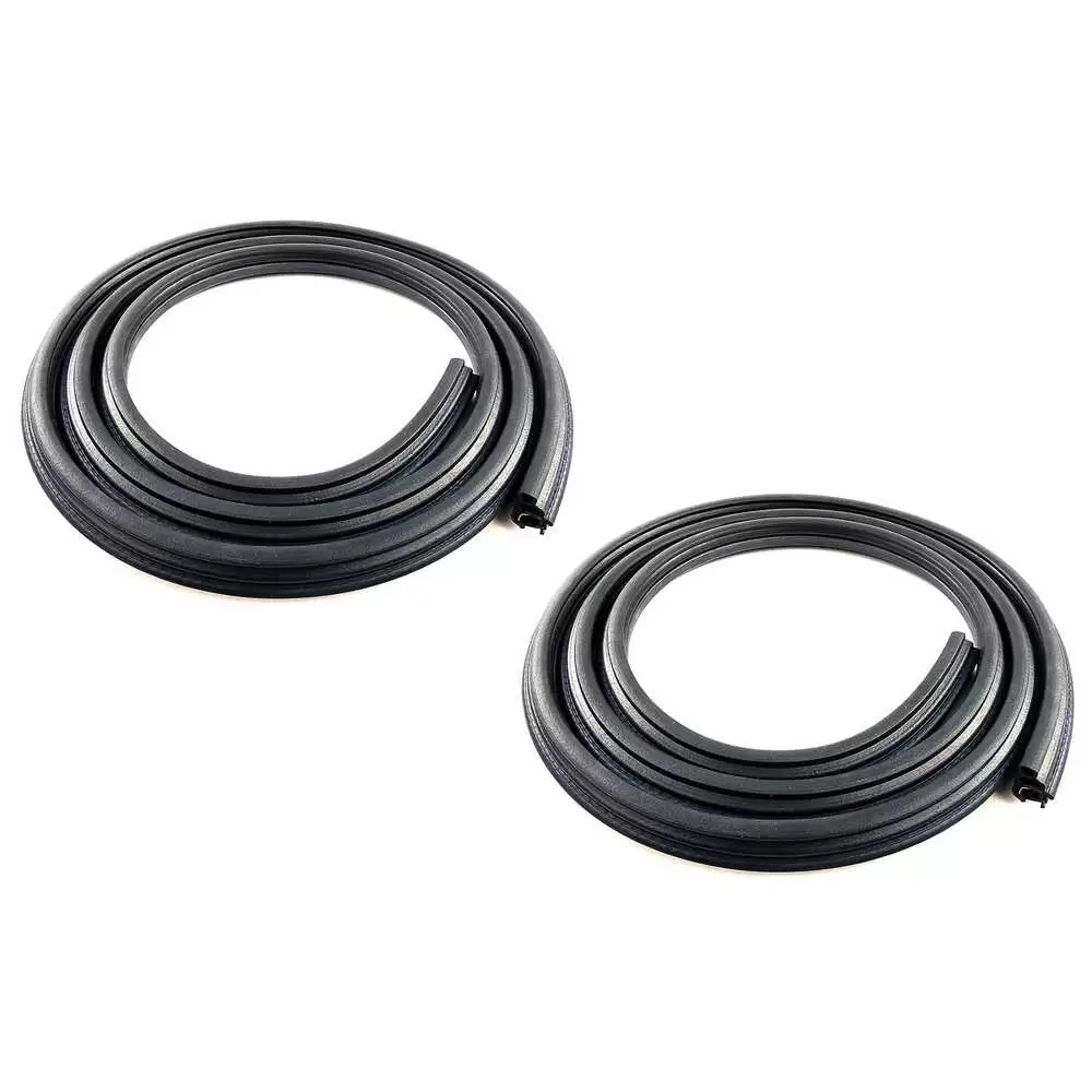 2004-2008 Ford F150 Pickup Truck Crew Cab Door Seal On Body Kit - Rear - Driver and Passenger Side