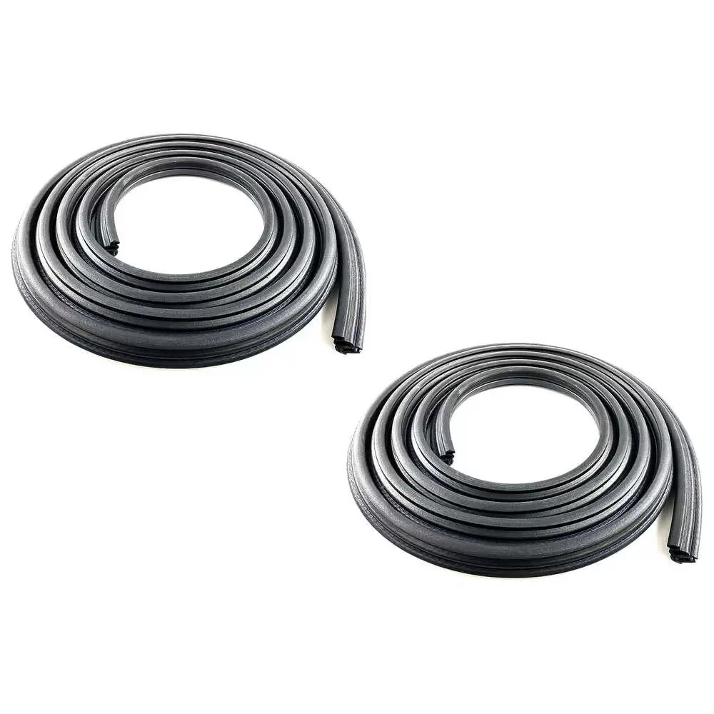 2004-2008 Ford F150 Pickup Truck Extended Cab Door Seal On Body Kit - Front - Driver and Passenger Side