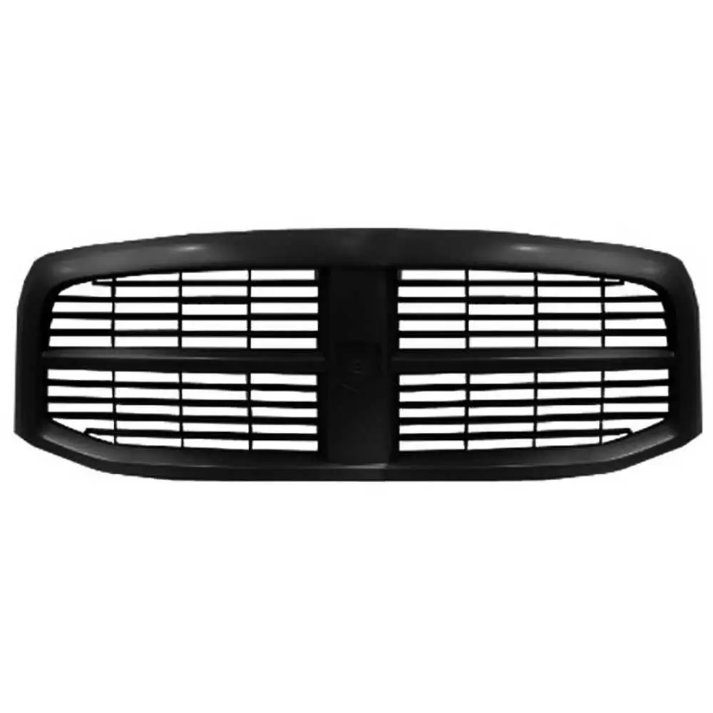 2006-2008 Dodge Ram 1500 Pickup Truck Black Grille