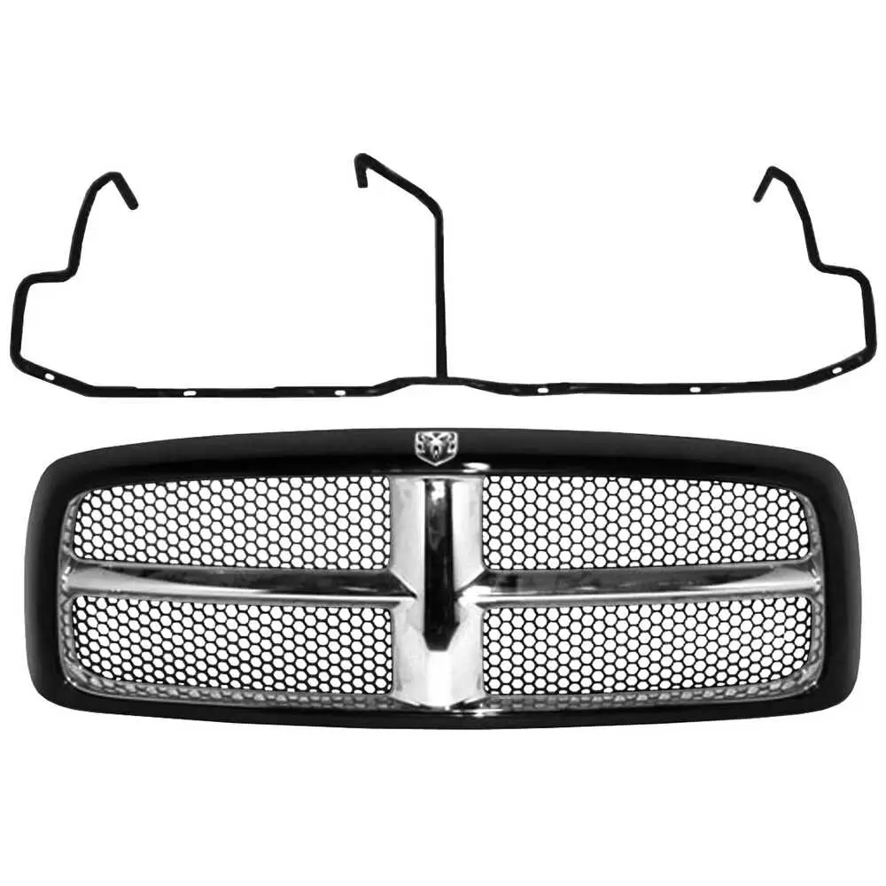 2006-2008 Dodge Ram 1500 Pickup Truck Grille  & Grille Support Kit.