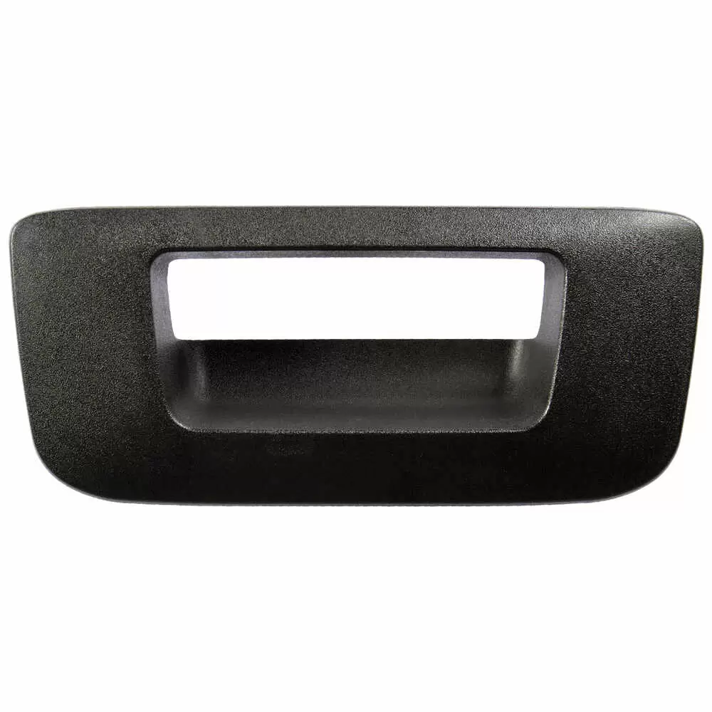 2007-2014 GMC Pickup Sierra 2500/3500 HD Tailgate Handle Bezel, Textured Black, without Key/Camera Hole 0864-410