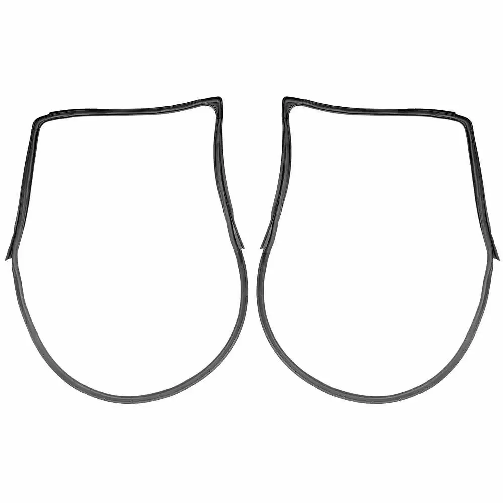 2007-2018 Jeep Wrangler Jk Front Door Weatherstrip Seal Kit - Pair