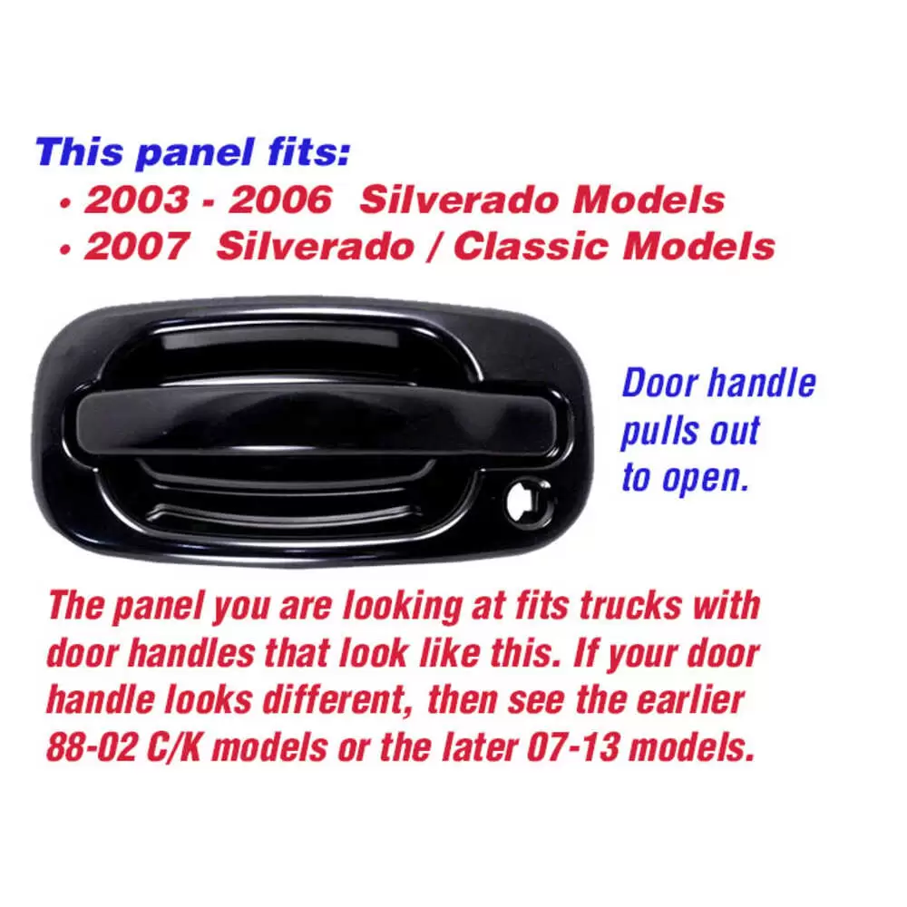 2007 GMC Pickup 2007 Classic Extended Cab Slip-On Rocker Panel - Left Side