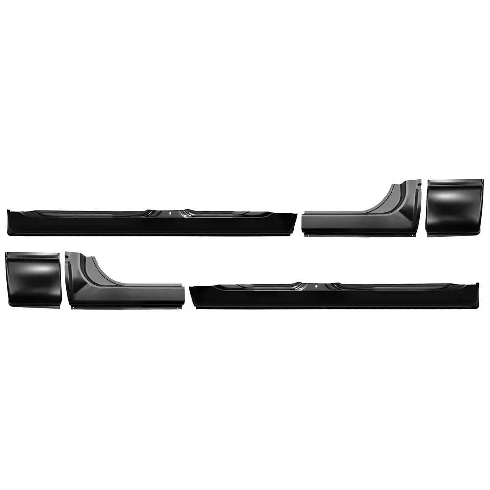 2008-2008 Dodge Ram 2500 Pickup Truck Mega Cab Rocker Panel with Extention & Cab Corner Kit
