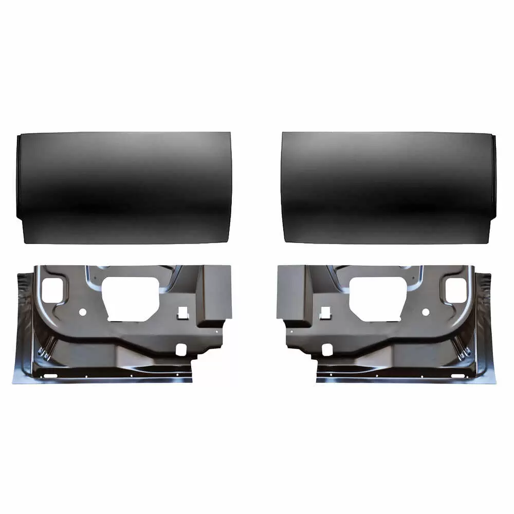 2008-2008 Ford F250 Pickup Super Cab Lower Inner & Outer Rear Door Bottom Skin Kit