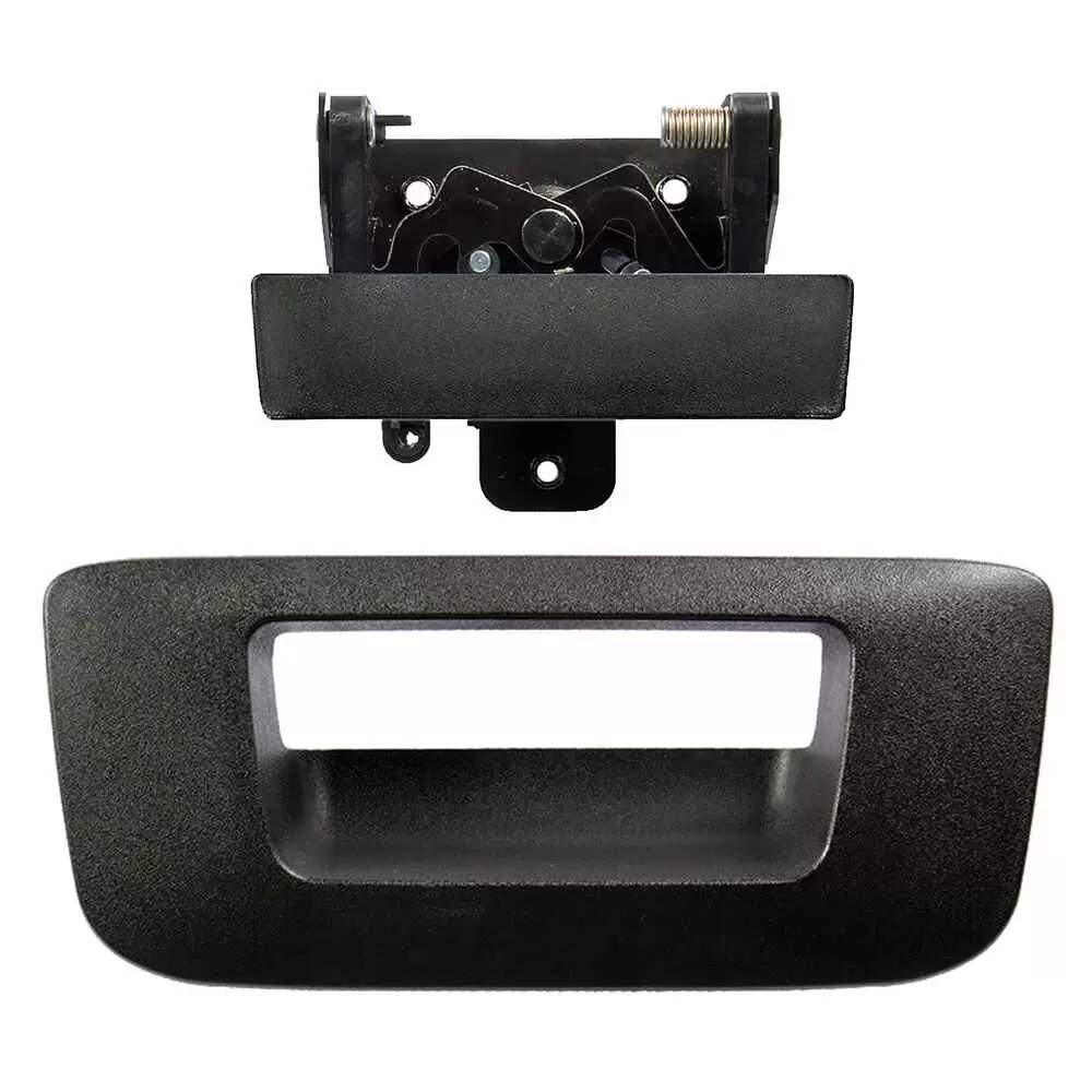 2008-2008 GMC Pickup Sierra 2500/3500 HD Tailgate Handle & Bezel Kit black without Key/Camera Hole
