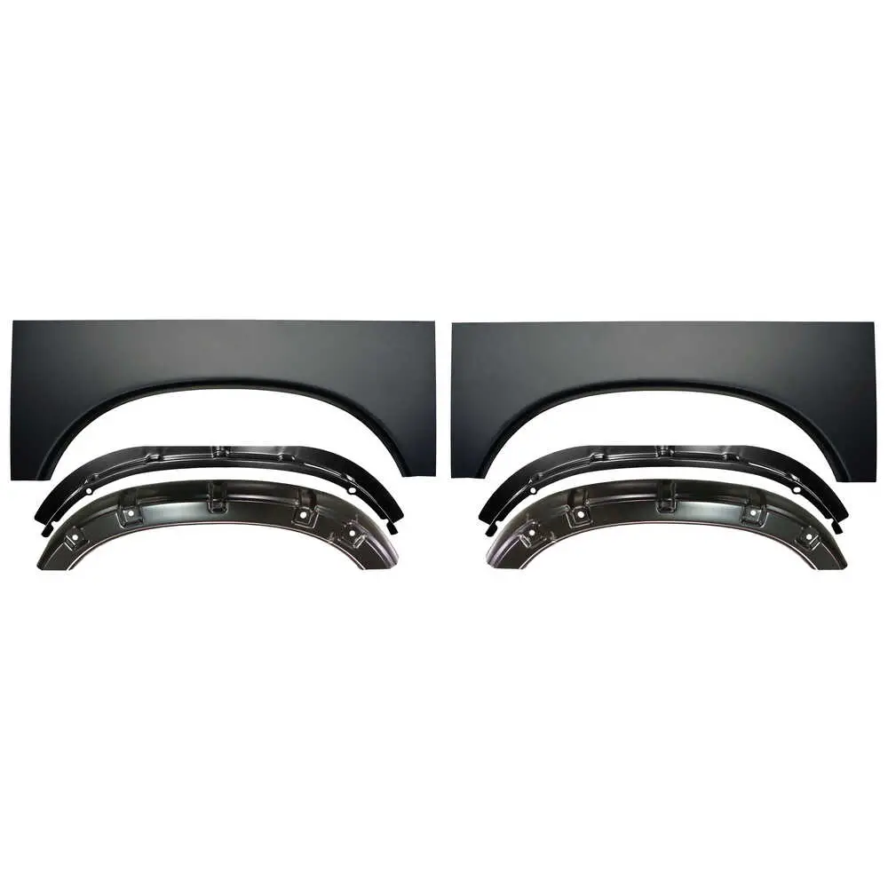 2009-2009 Dodge Ram 2500 Pickup Truck Standard Cab/Quad Cab Wheel Arch & Outer & Inner Wheelhouse Kit