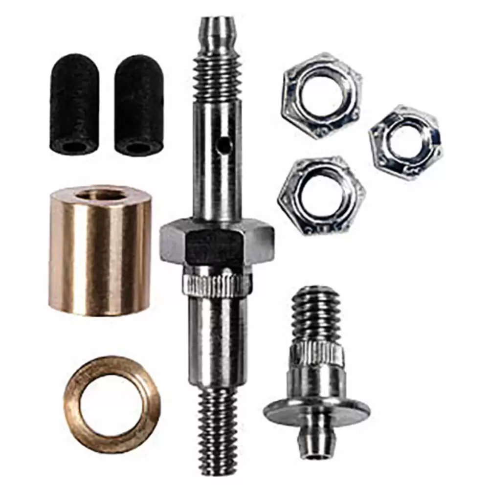 2009-2013 Ram 2500 Door Hinge Roller Pin and Bushing Repair Kit - Repairs One Hinge - Stainless Steel - Greaseable
