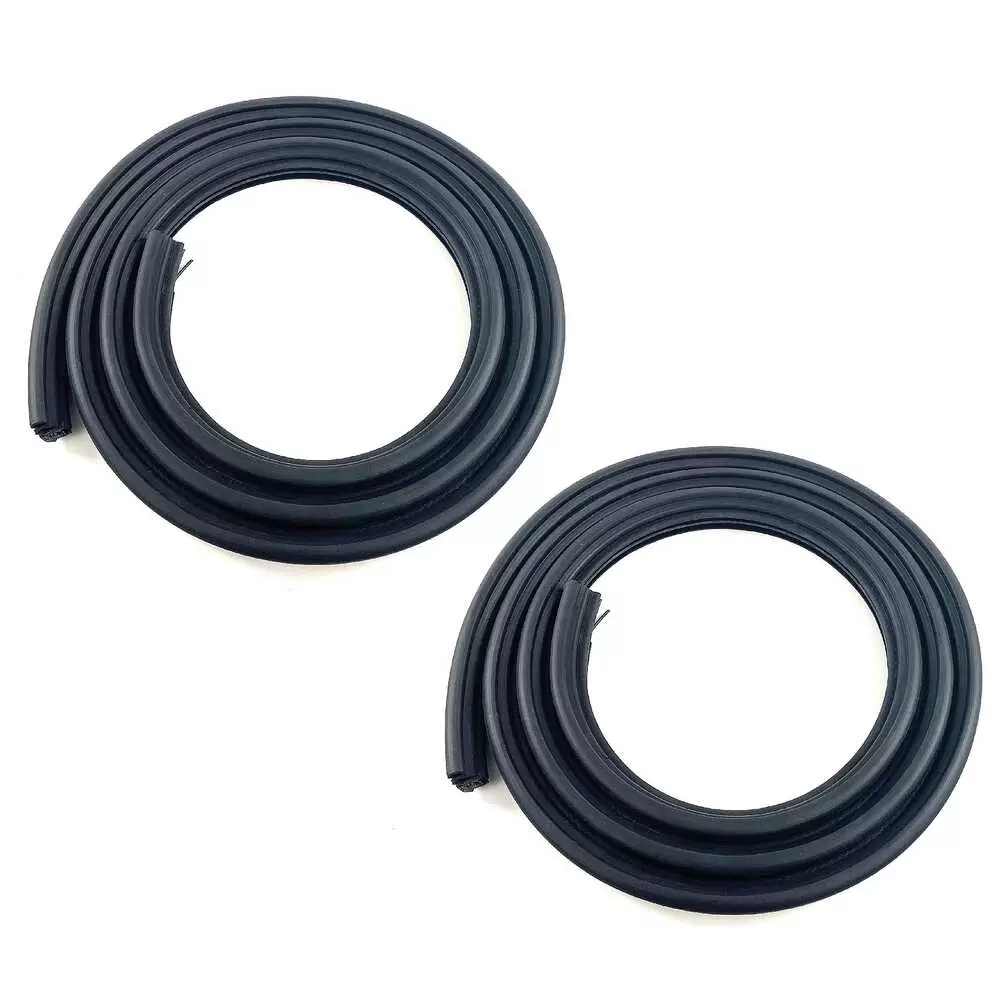 2009-2014 Ford F150 Pickup Truck Crew Cab Door Seal On Body Kit - Rear - Driver and Passenger Side